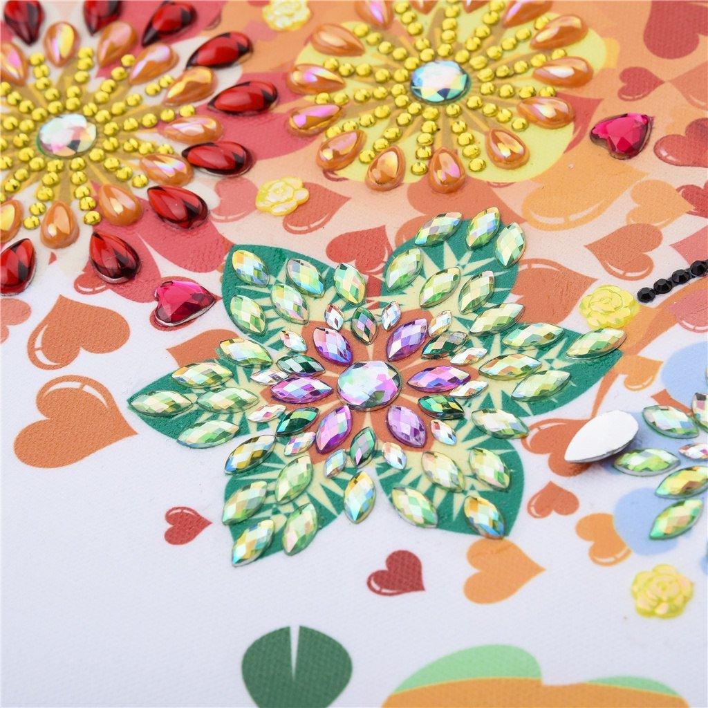 Blumen baum - Spezial Diamond Painting - Diamond Painting