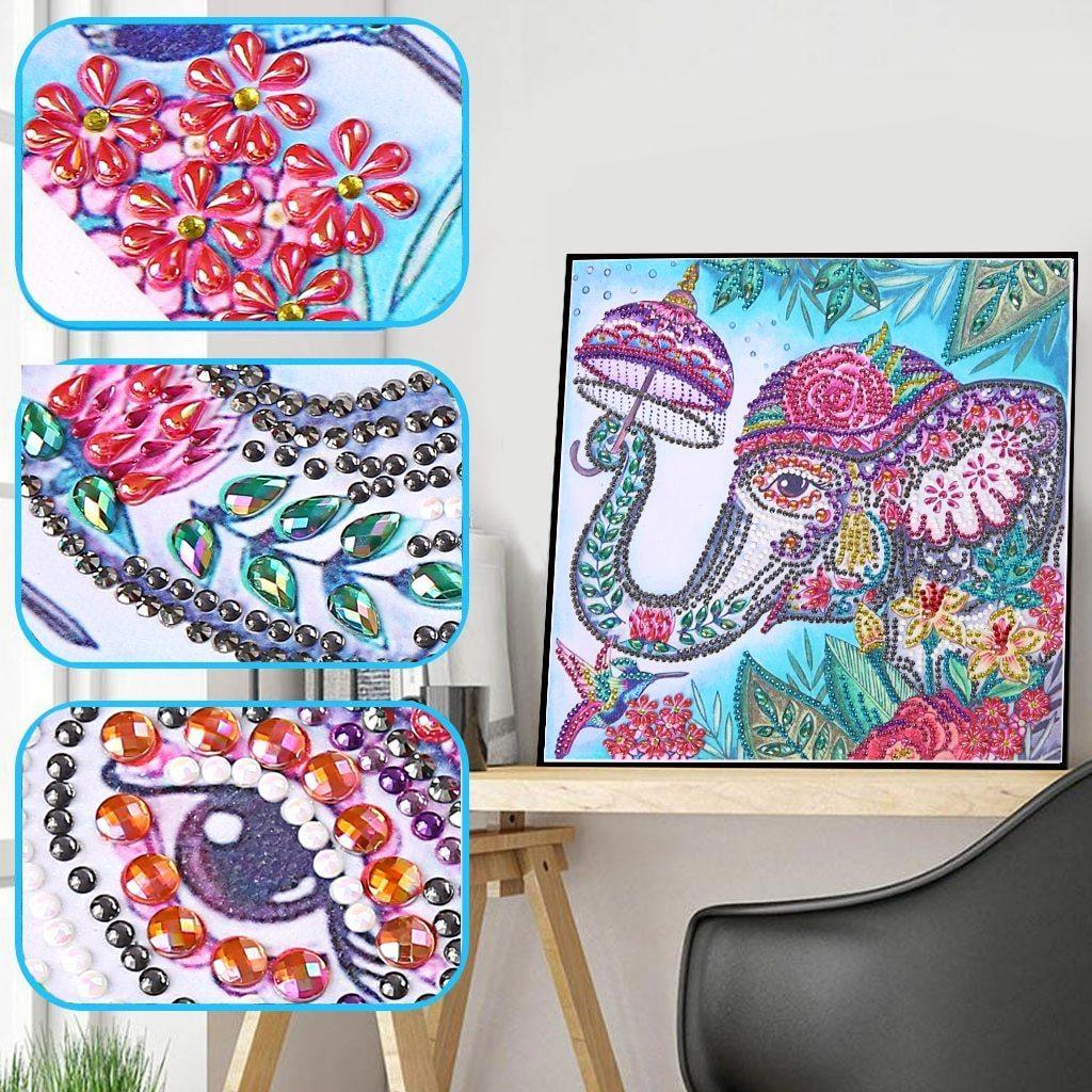 Elefanten-Fantasie - Spezielle Diamond Painting - Diamond Painting