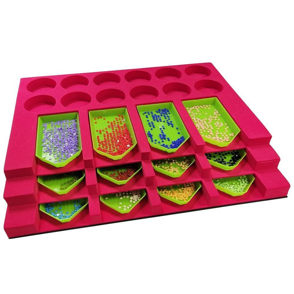 Ablagehalter für Diamantbohrer - Diamond Painting