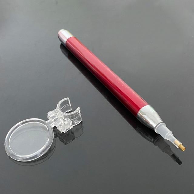 Diamond Painting LED-Stift mit Lupe - Diamond Painting