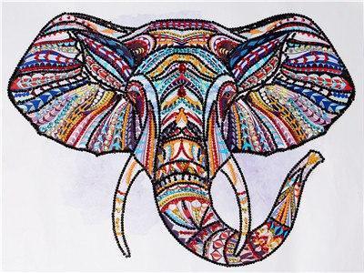 Tiger & Elefant Spezial Diamond Painting - Diamond Painting
