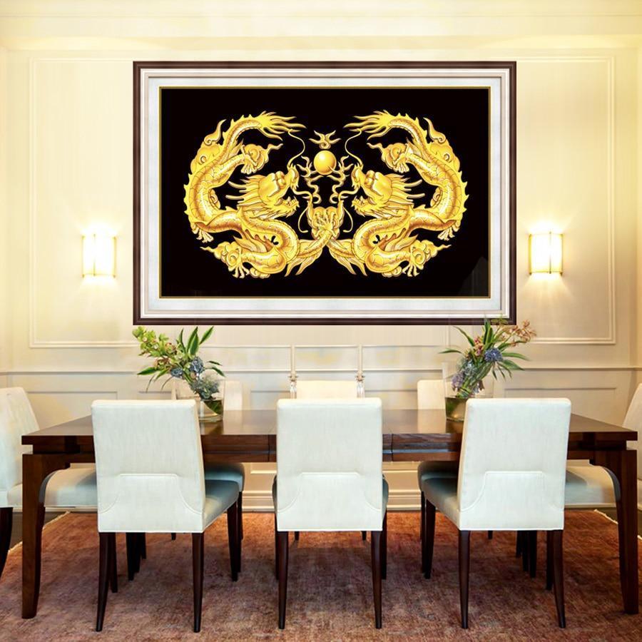 Uralte Golddrachen Diamond Painting - Diamond Painting