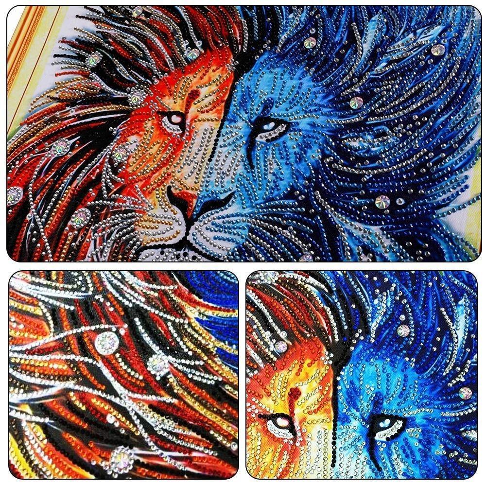 Atemberaubender Löwe Diamond Painting - Diamond Painting