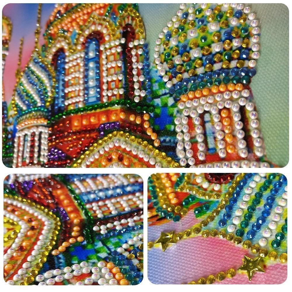Basilius-Kathedrale Spezial-Diamant-Kunstset - Diamond Painting