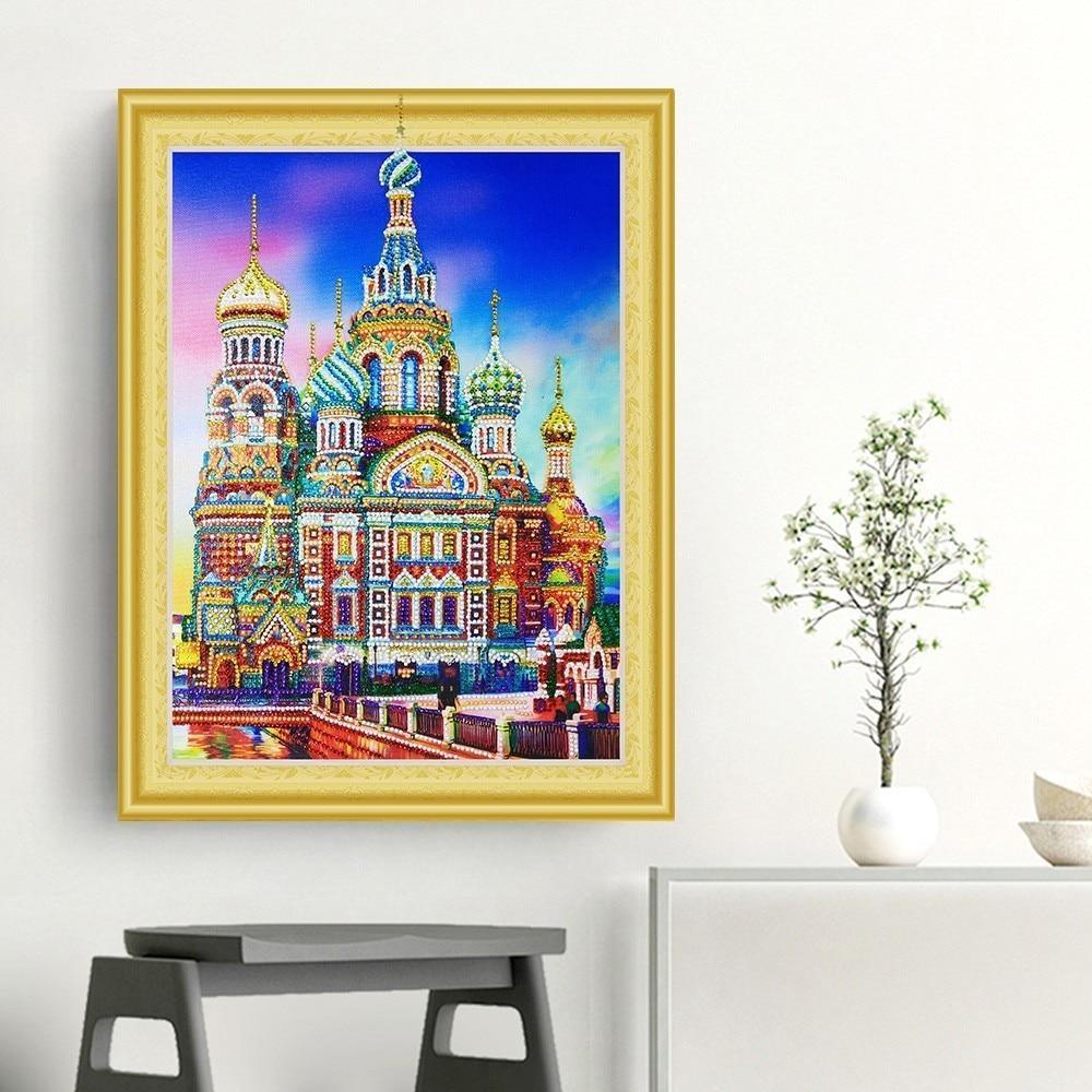 Basilius-Kathedrale Spezial-Diamant-Kunstset - Diamond Painting