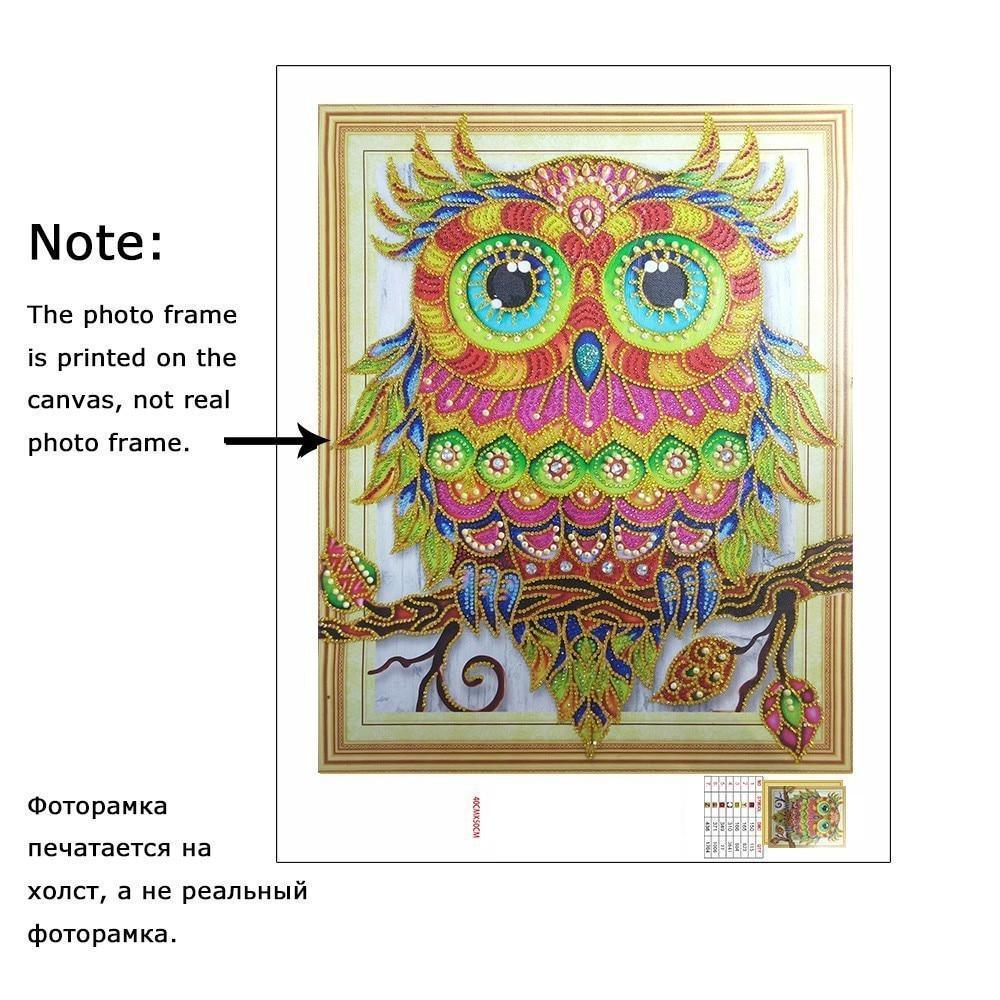 Ein erstaunliches Eulen-Diamant-Kunstset - Diamond Painting