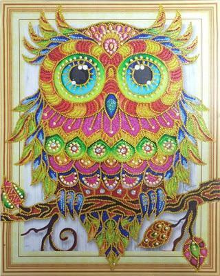 Ein erstaunliches Eulen-Diamant-Kunstset - Diamond Painting