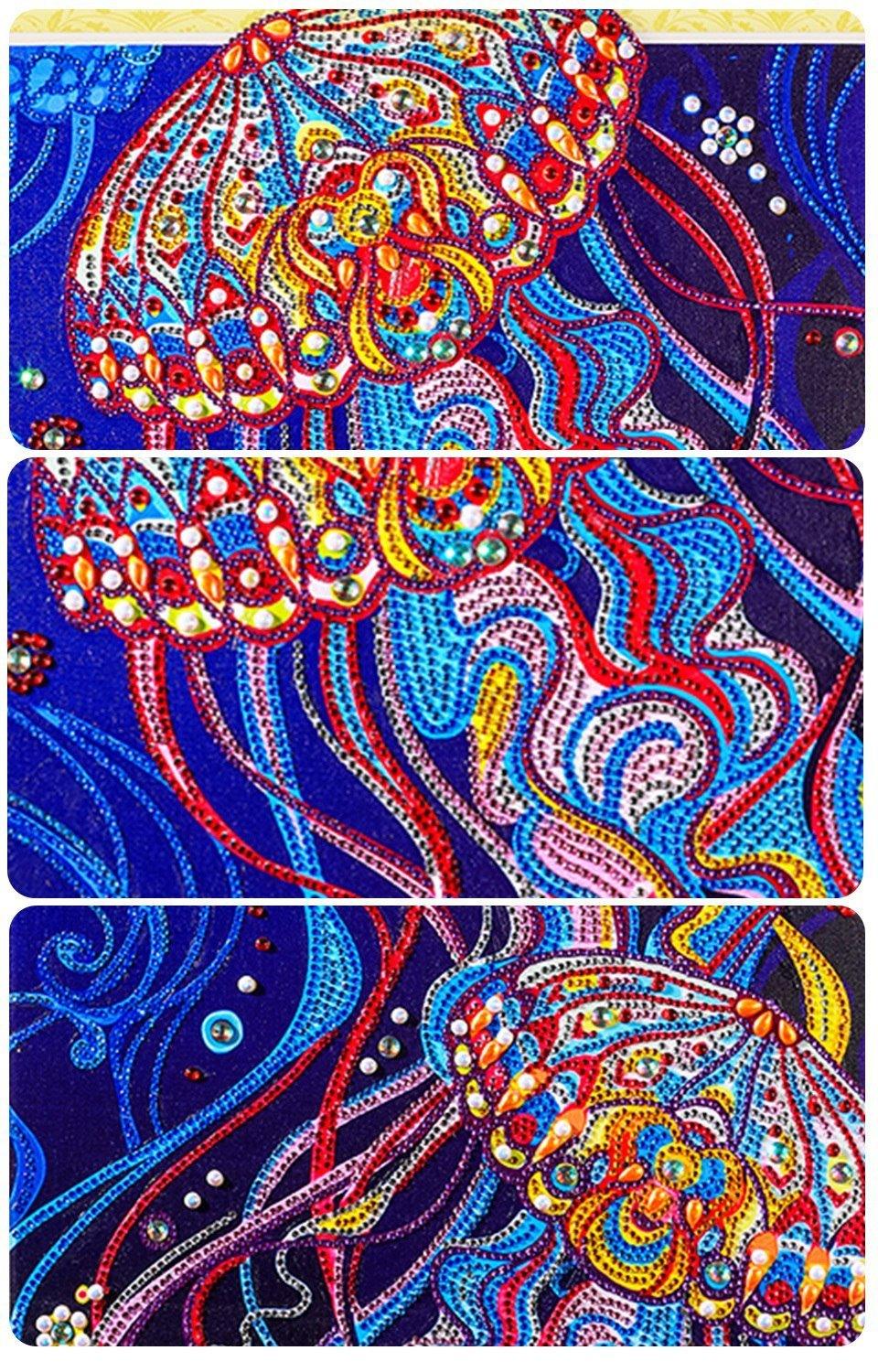 Tiefseequallen Diamond Painting - Diamond Painting