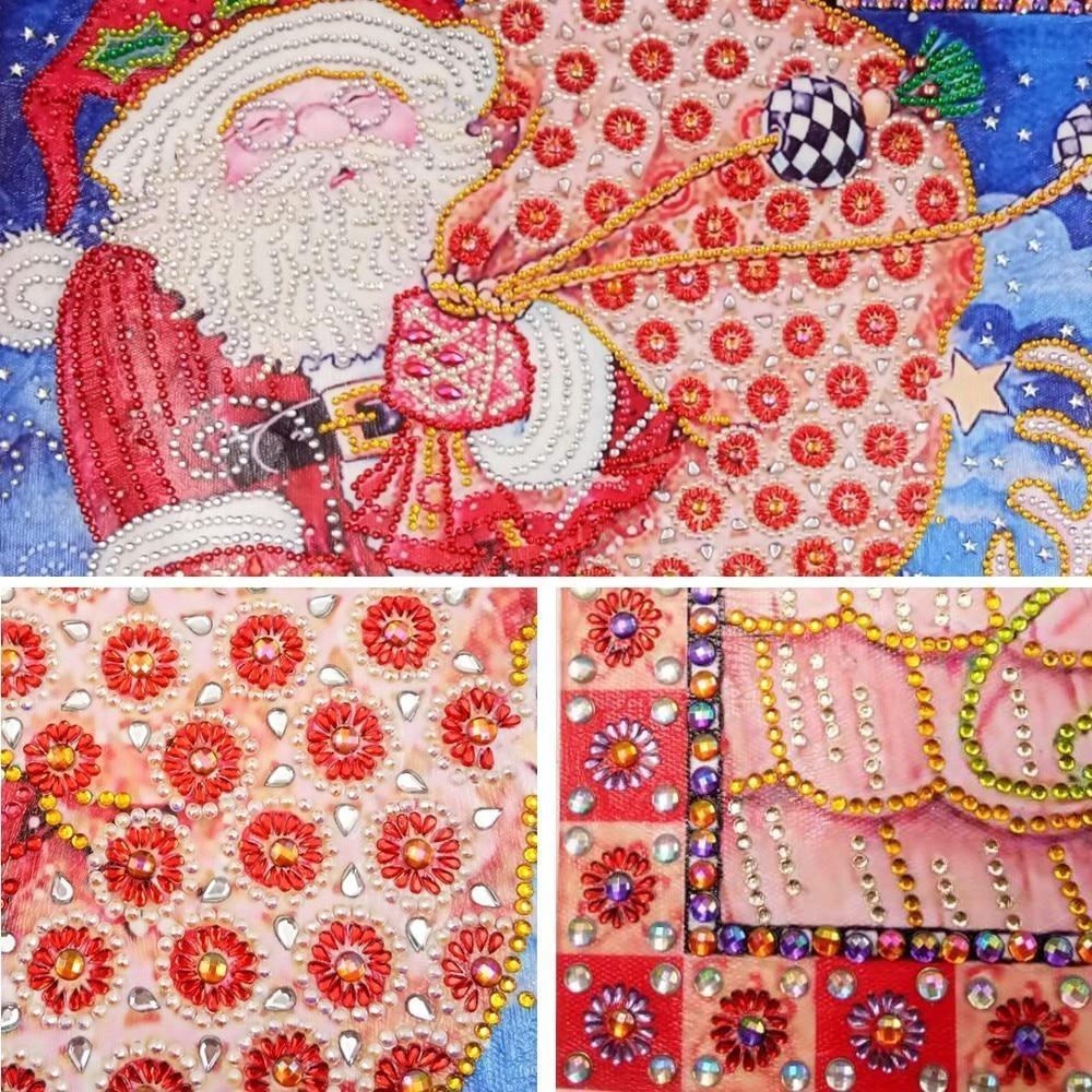Weihnachtszeit Frohe Weihnachten - Diamond Painting