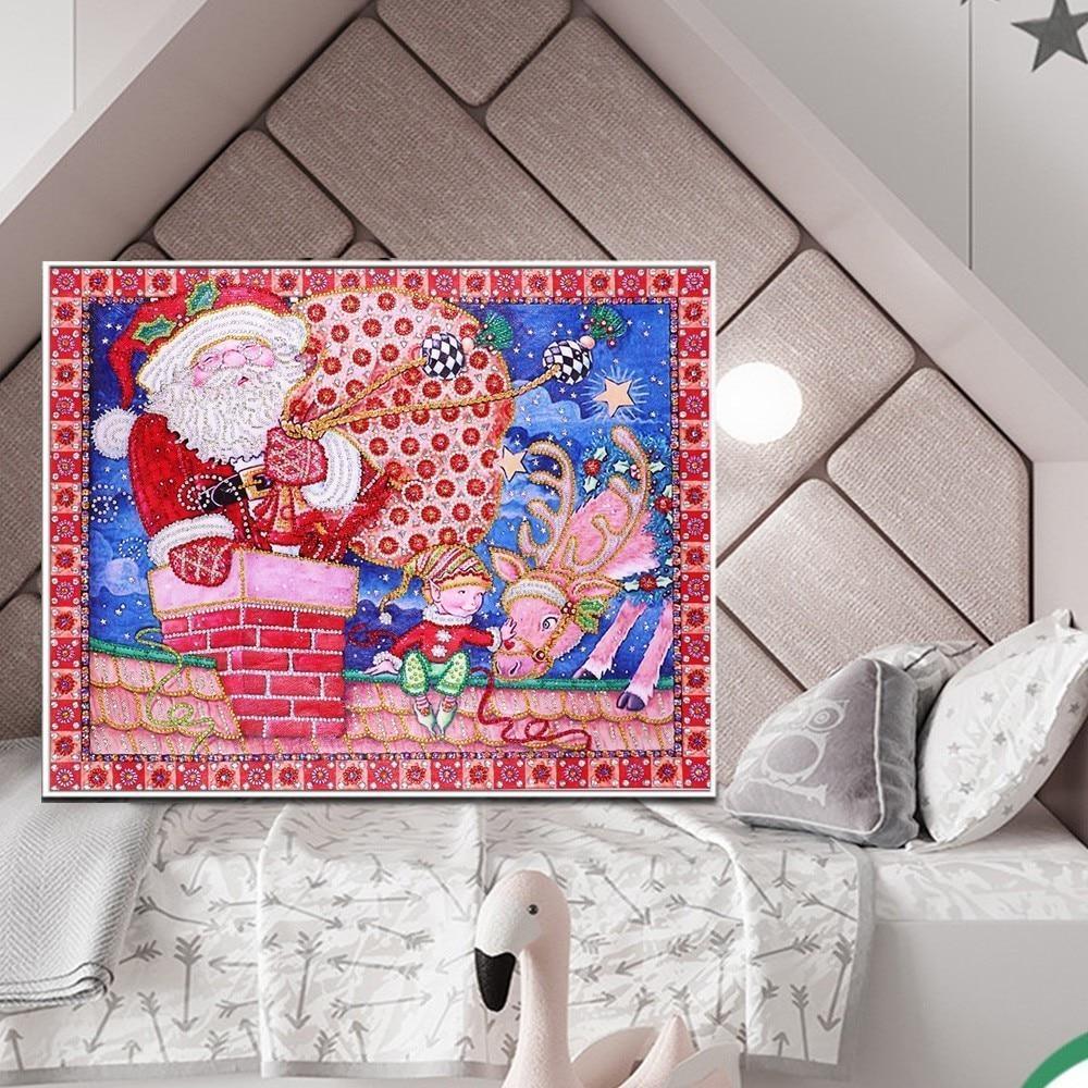 Weihnachtszeit Frohe Weihnachten - Diamond Painting