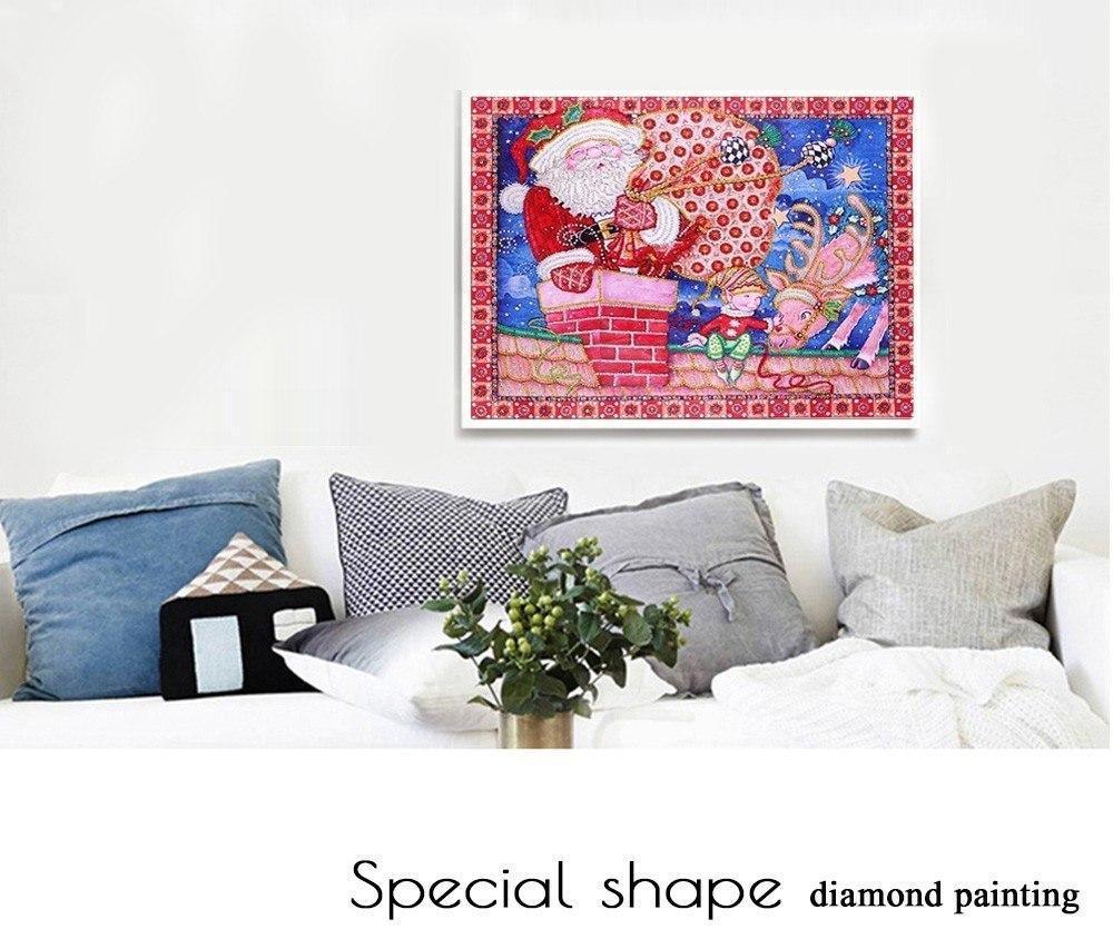 Weihnachtszeit Frohe Weihnachten - Diamond Painting