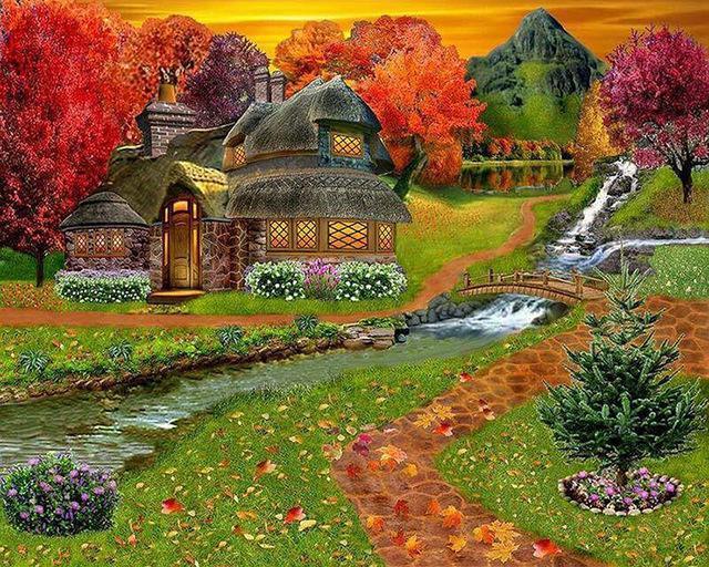 Landschaften Schönheit DIY Diamond Paintings - Diamond Painting