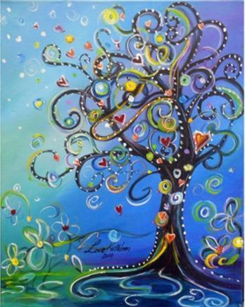 Bunte Bäume DIY Diamond Paintings - Diamond Painting