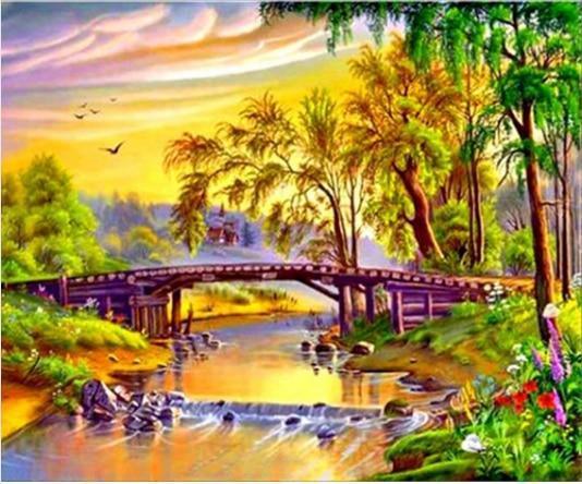 Natürliche Schönheit DIY Diamond Painting - Diamond Painting