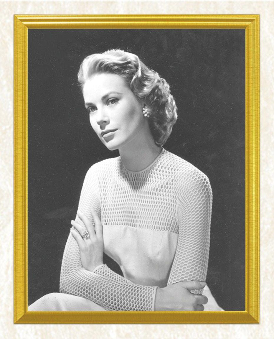 Prinzessin Grace Kelly Porträt - Diamond Painting