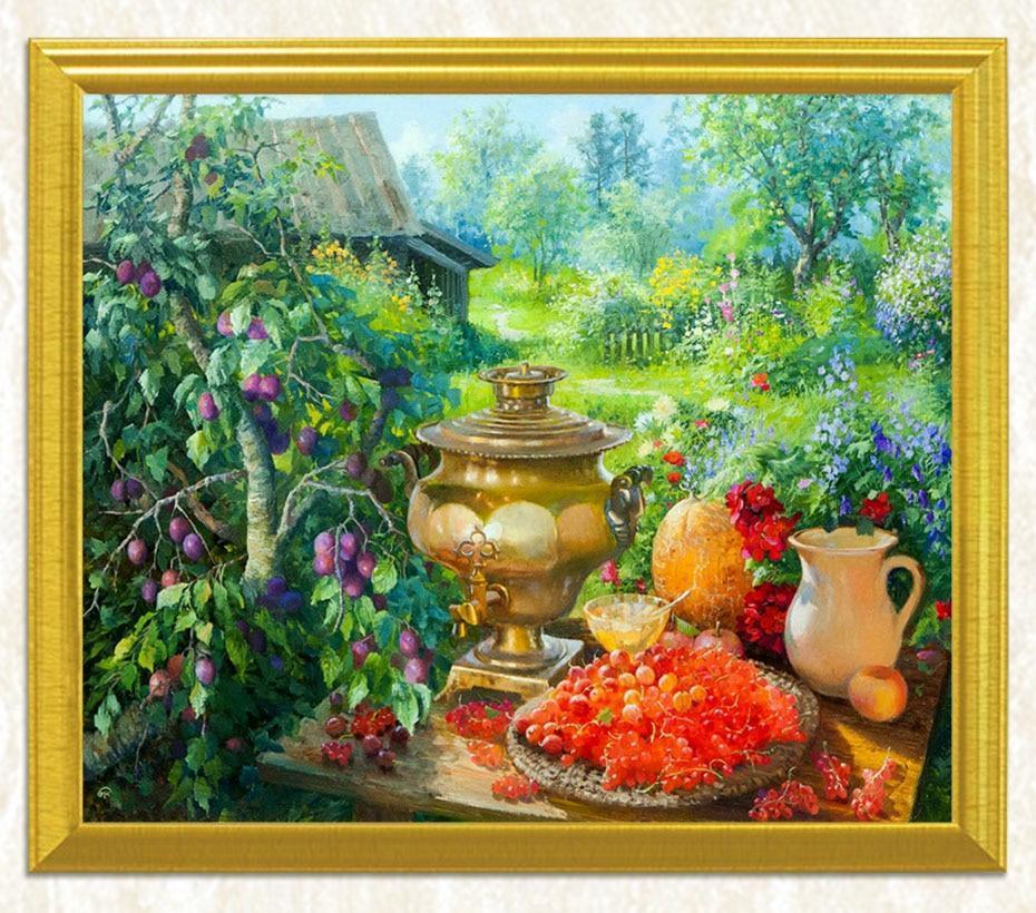 Ein Gartenpicknick DIY Diamond Painting - Diamond Painting