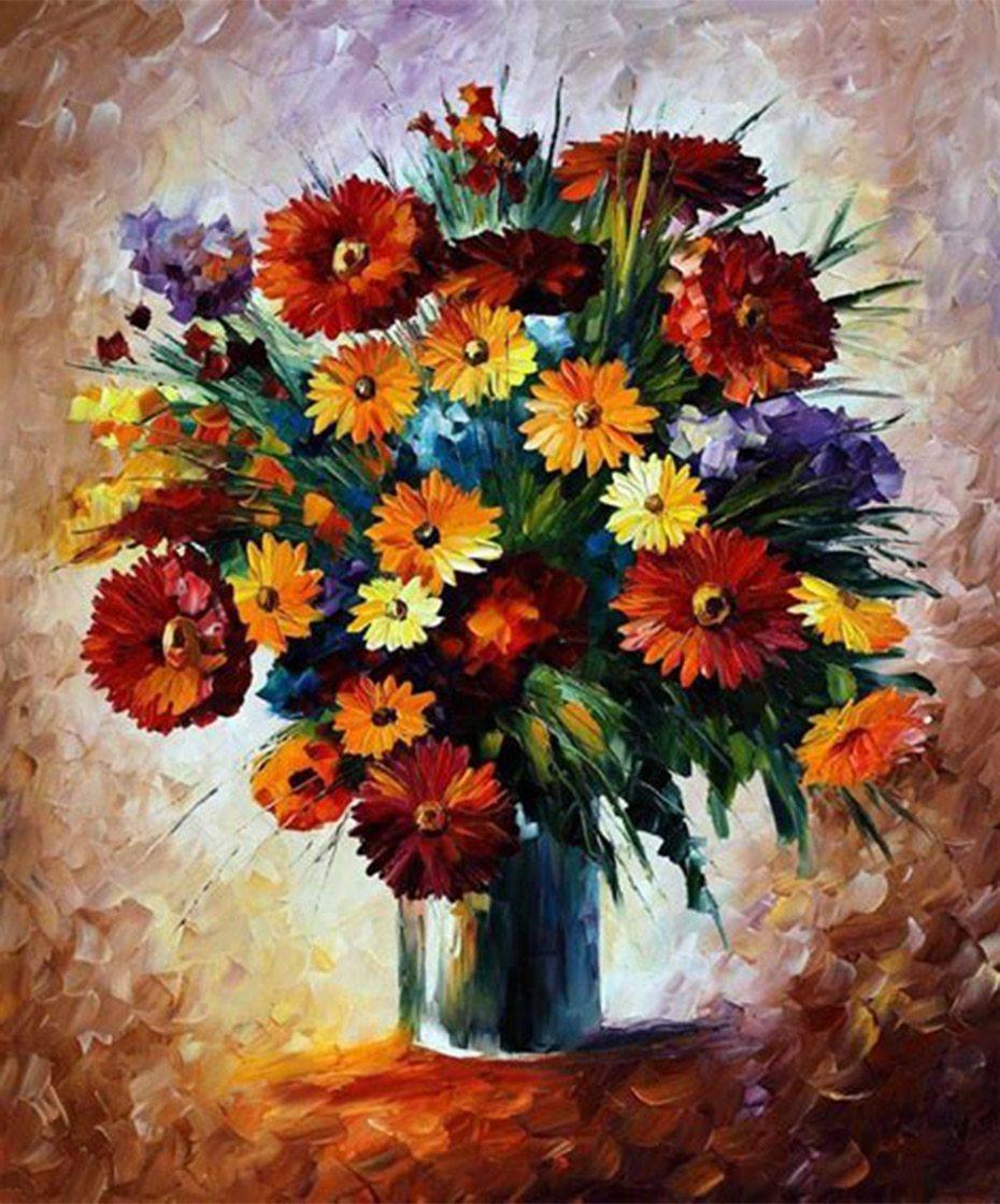 Blumenstrauß DIY Malerei - Diamond Painting