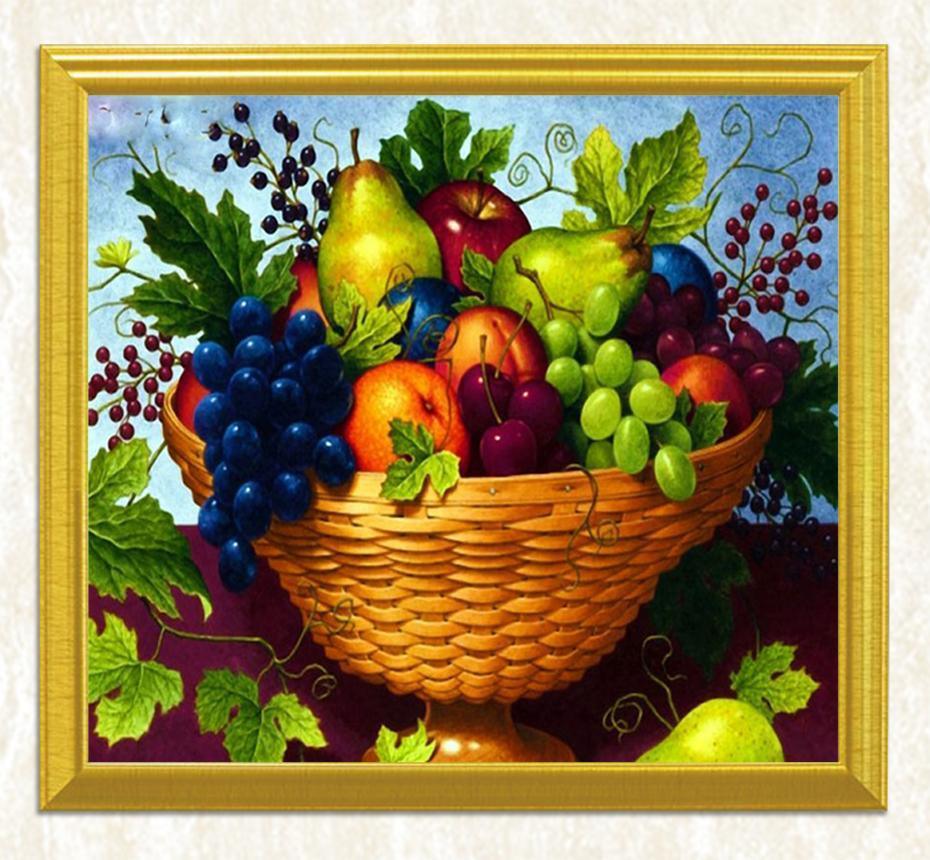 Obstkorb mischen - DIY Diamond Painting - Diamond Painting