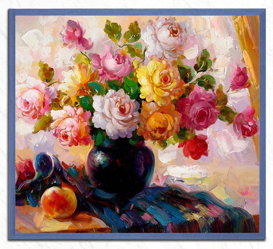 Bunte Rosen DIY Diamond Painting - Diamond Painting