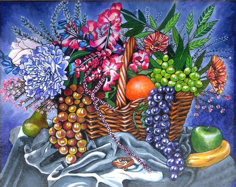 Frischer Korb DIY Diamond Painting - Diamond Painting