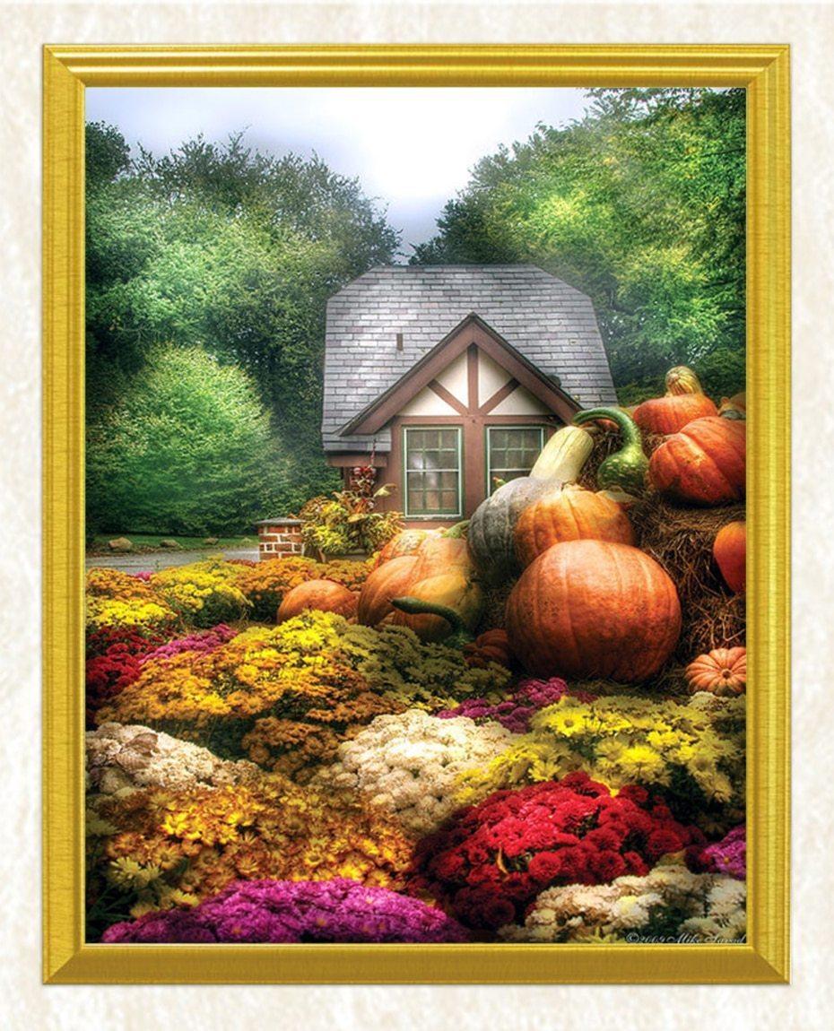 Kürbisgarten DIY Diamond Painting - Diamond Painting
