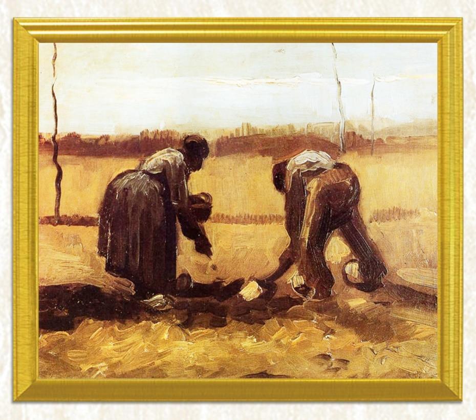Bauerncharakterstudien - Vincent van Gogh - Diamond Painting
