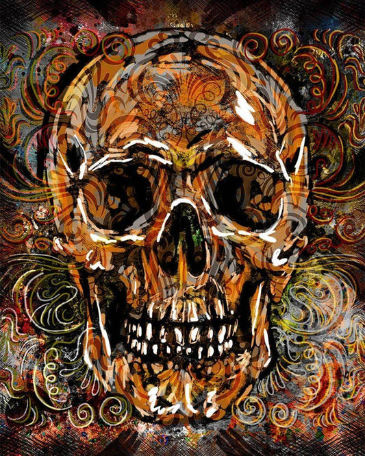 Schädel DIY  Diamond Painting - Diamond Painting