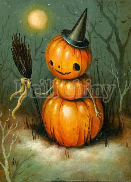 Kürbisse und Halloween DIY Diamond Paintings - Diamond Painting