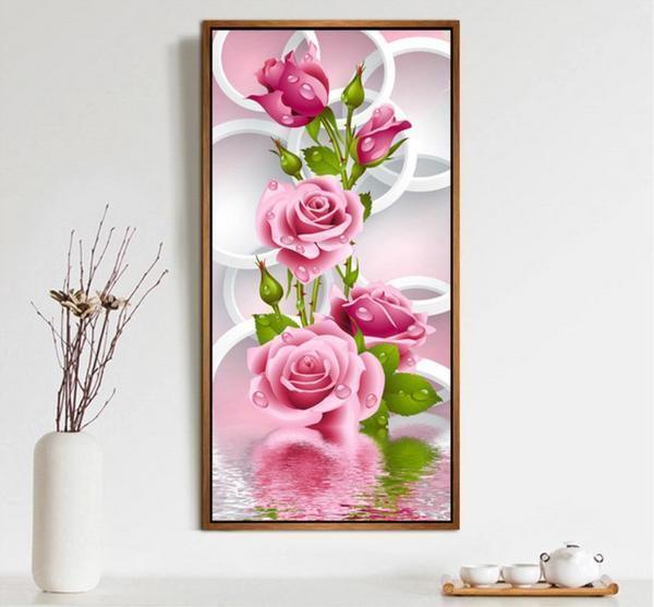Rosa Rosen DIY Diamond Painting - Diamond Painting