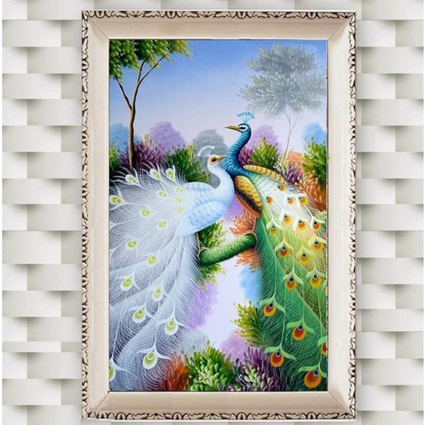 Pfauenpaar DIY Diamond Painting - Diamond Painting