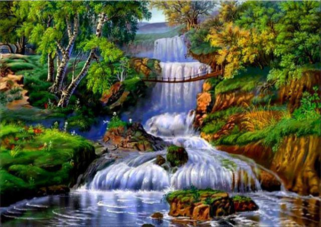 Schöne Landschaften DIY Diamond Paintings - Diamond Painting