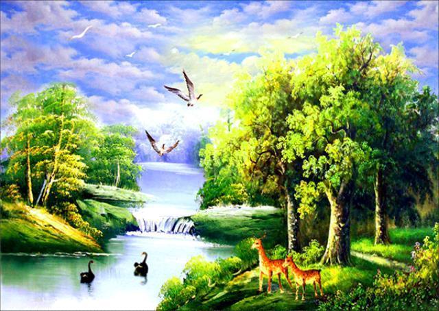 Schöne Landschaften DIY Diamond Paintings - Diamond Painting