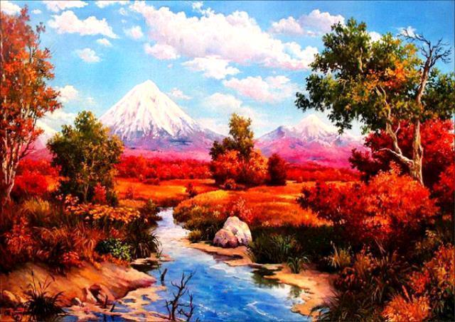Schöne Landschaften DIY Diamond Paintings - Diamond Painting