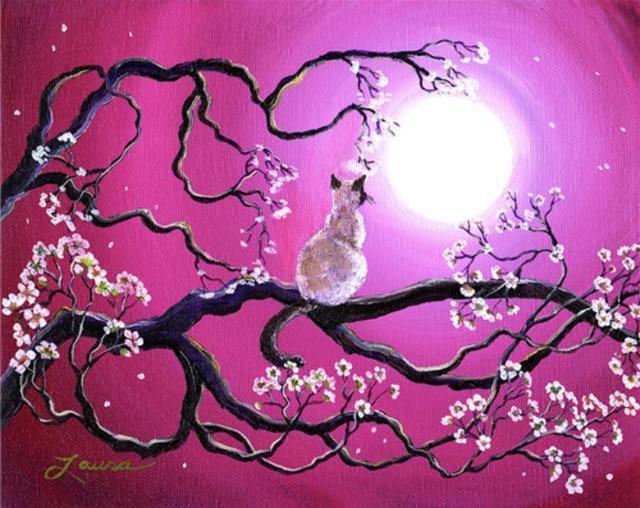 Katzen auf Bäumen DIY Diamond Paintings - Diamond Painting