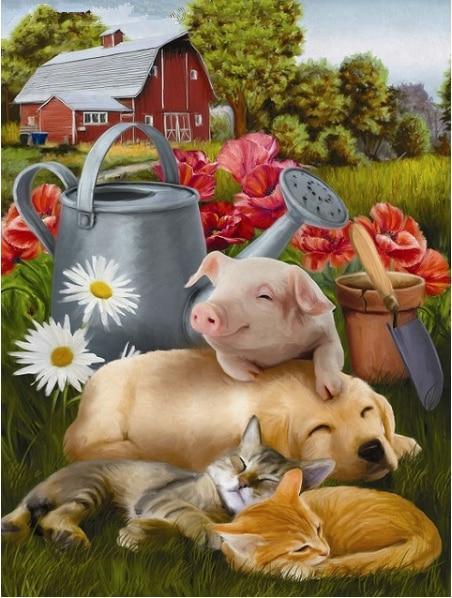 Hundesammlung DIY Diamond Paintings - Diamond Painting