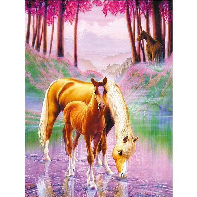 Pferdesammlung DIY Diamond Paintings - Diamond Painting