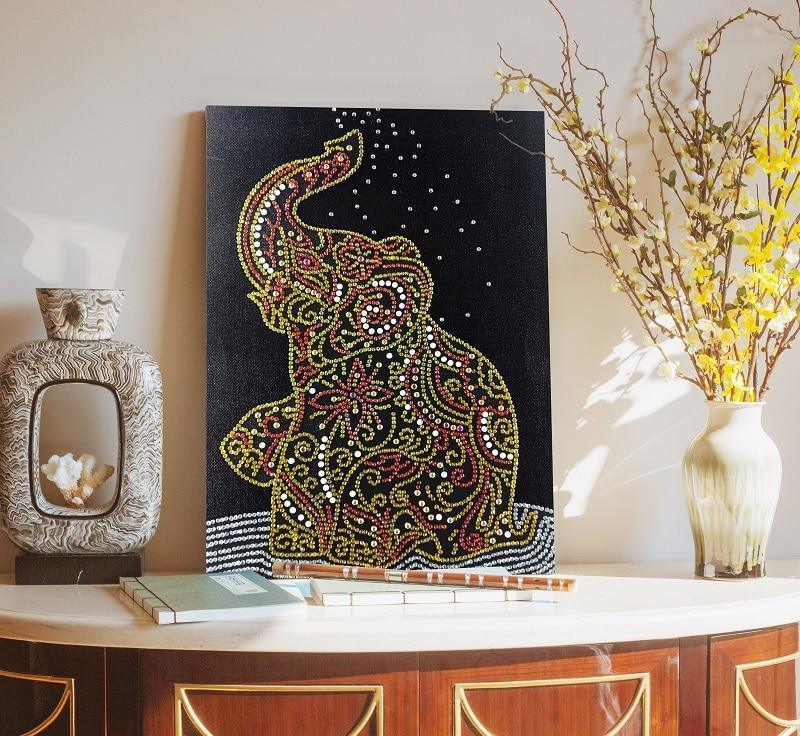 Elefantendusche - Spezial Diamond Painting - Diamond Painting