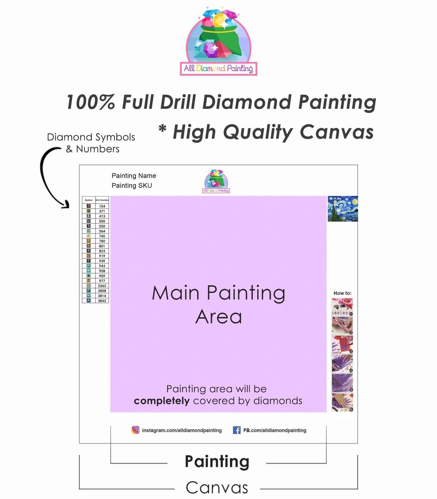 Vase voller Rosen - Diamond Painting